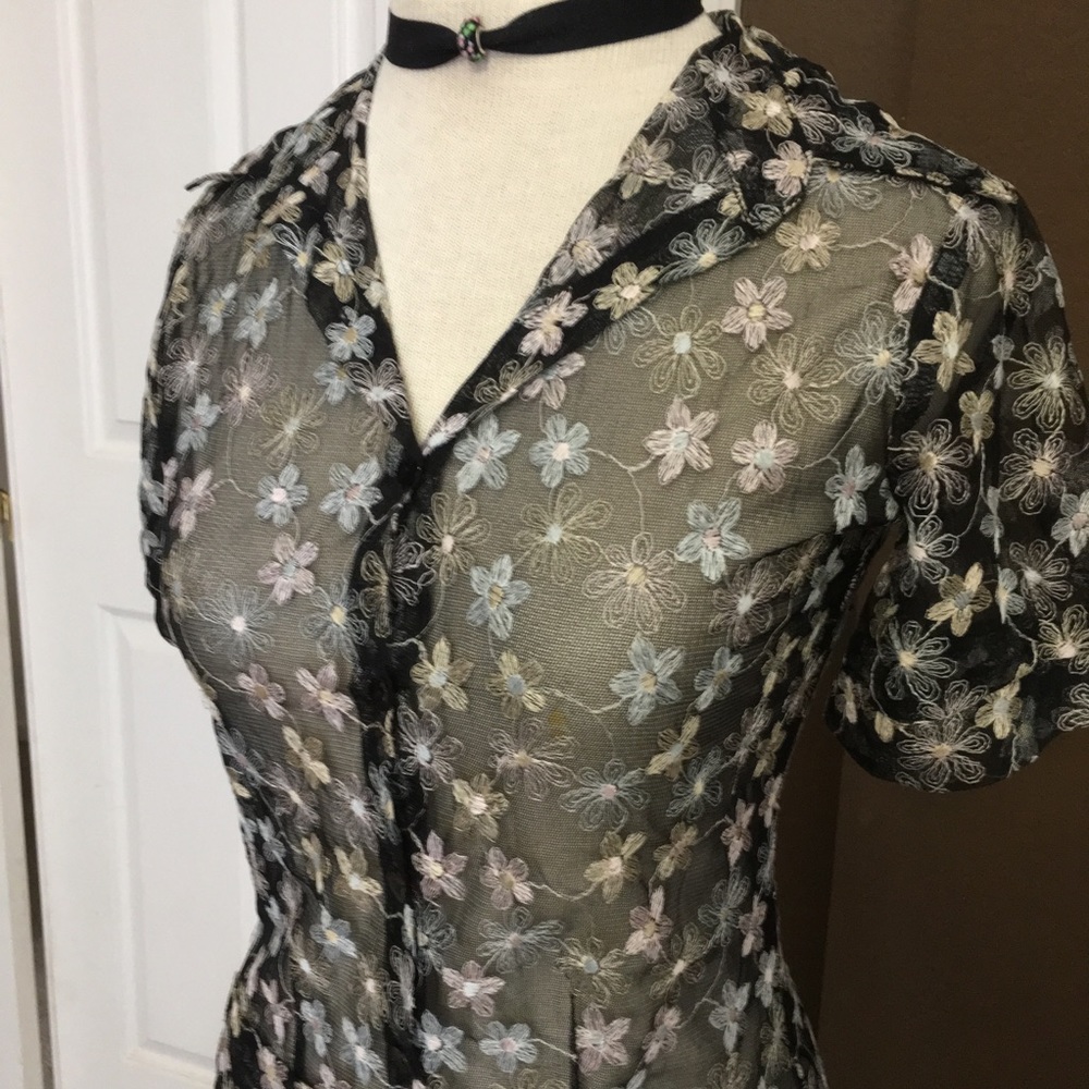 SOLD❗️90s VIBES Sheer Dress WITH POCKETS!